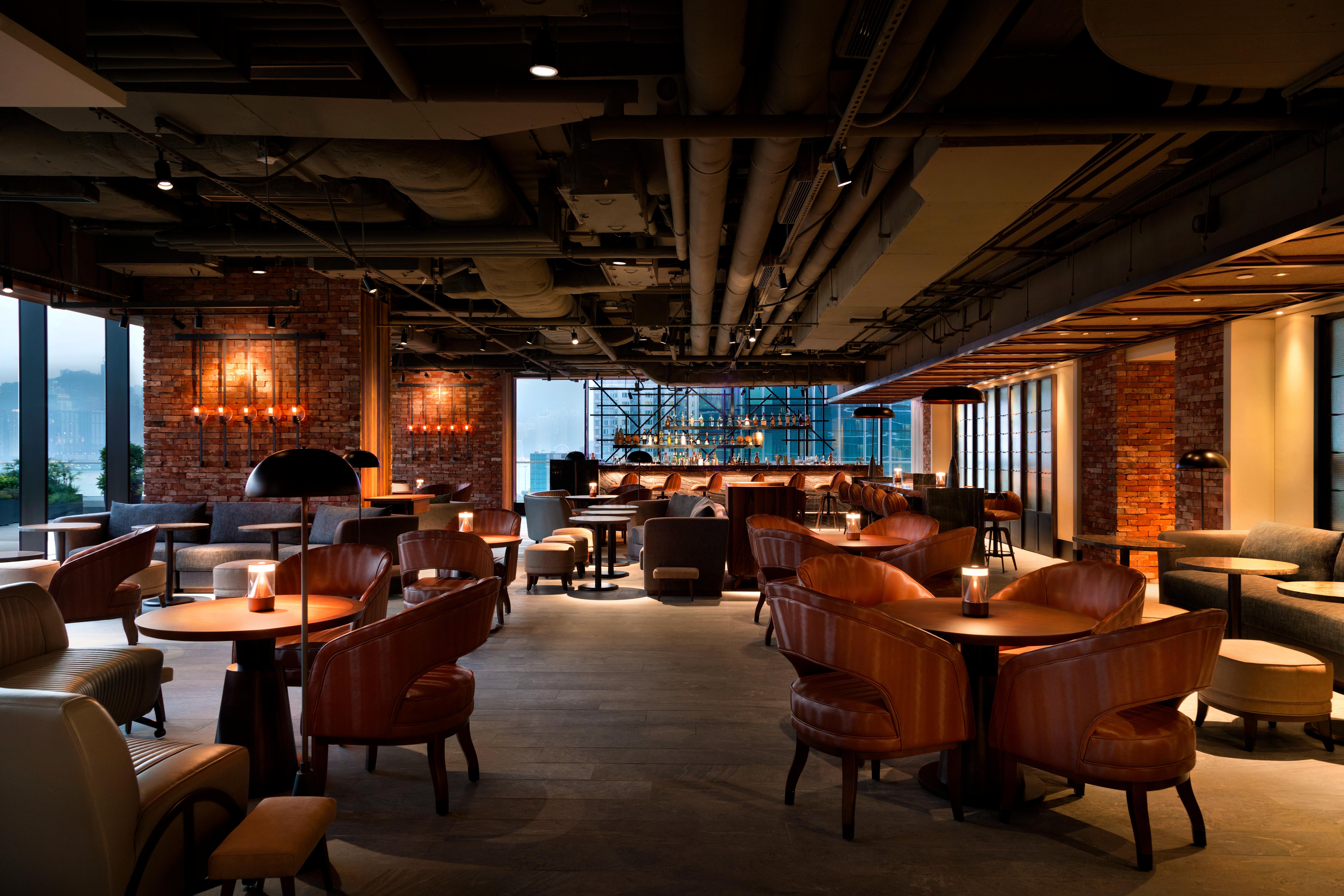 Kerry Hotel Hong Kong By Shangri-La Exterior foto The lounge at the top of the tower